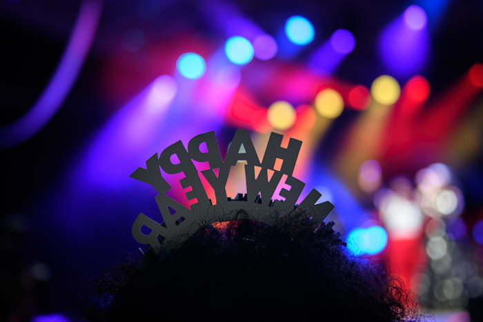 New Year's Eve at Festival Park in Fayetteville, Ark.